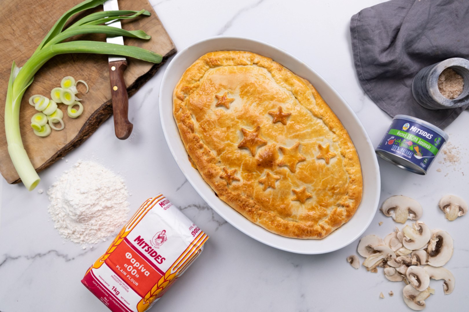 Chicken and Mushroom pie - Mitsides Group