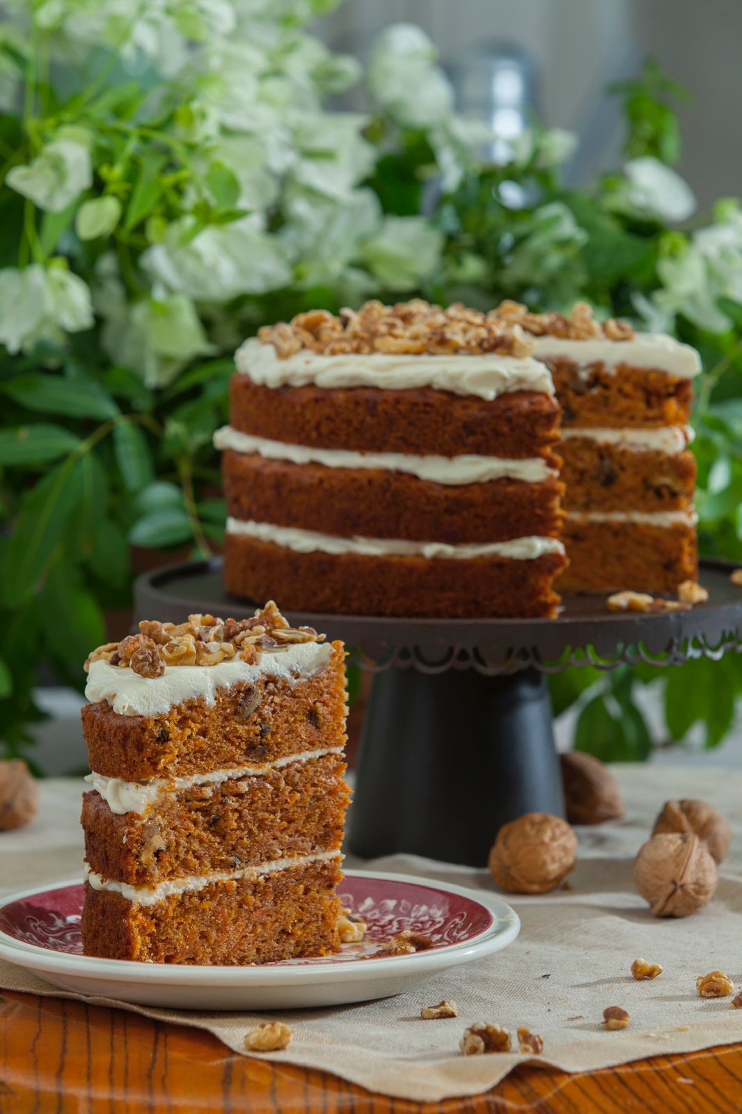 Carrot cake with mascarpone cheese frosting Mitsides Group