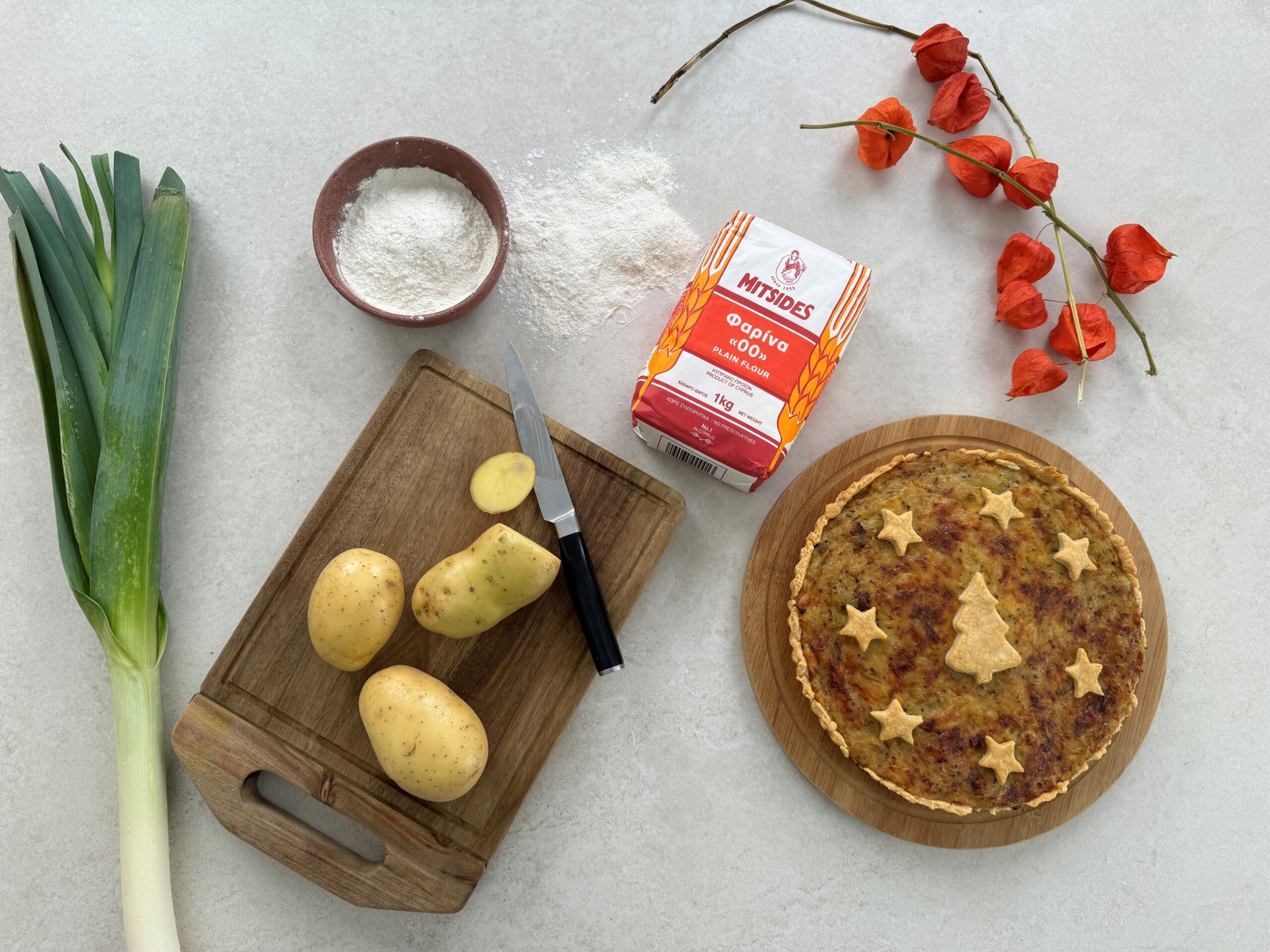 Festive Cheese, onion and Potato pie - Mitsides Group